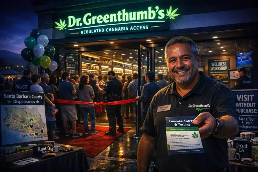 Dr. Greenthumb’s Dispensary Opens in Orcutt, Enhancing Regulated Cannabis Access