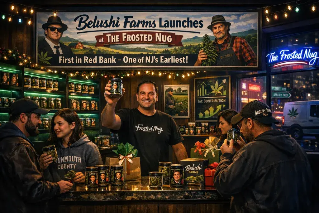 The Frosted Nug Launches Belushi Farms, Elevating Craft Cannabis in Red Bank