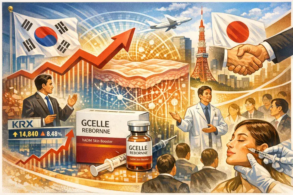 GC Green Cross Wellbeing Secures Japan Contract for hADM Skin Booster GCELLE REBORNNE