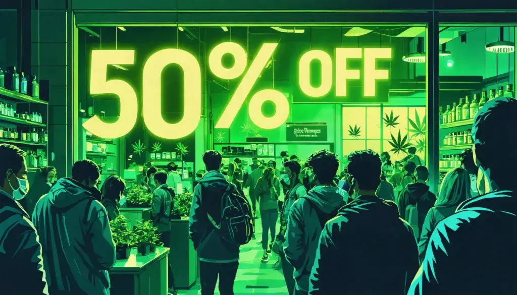 Michigan Dispensaries Slash Prices Up to 50% for Green Wednesday, Black Friday