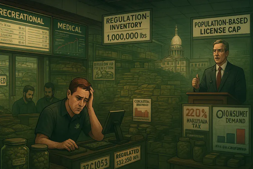 Michigan's Cannabis Market Hits $258M in May as Lawmakers Weigh License Caps