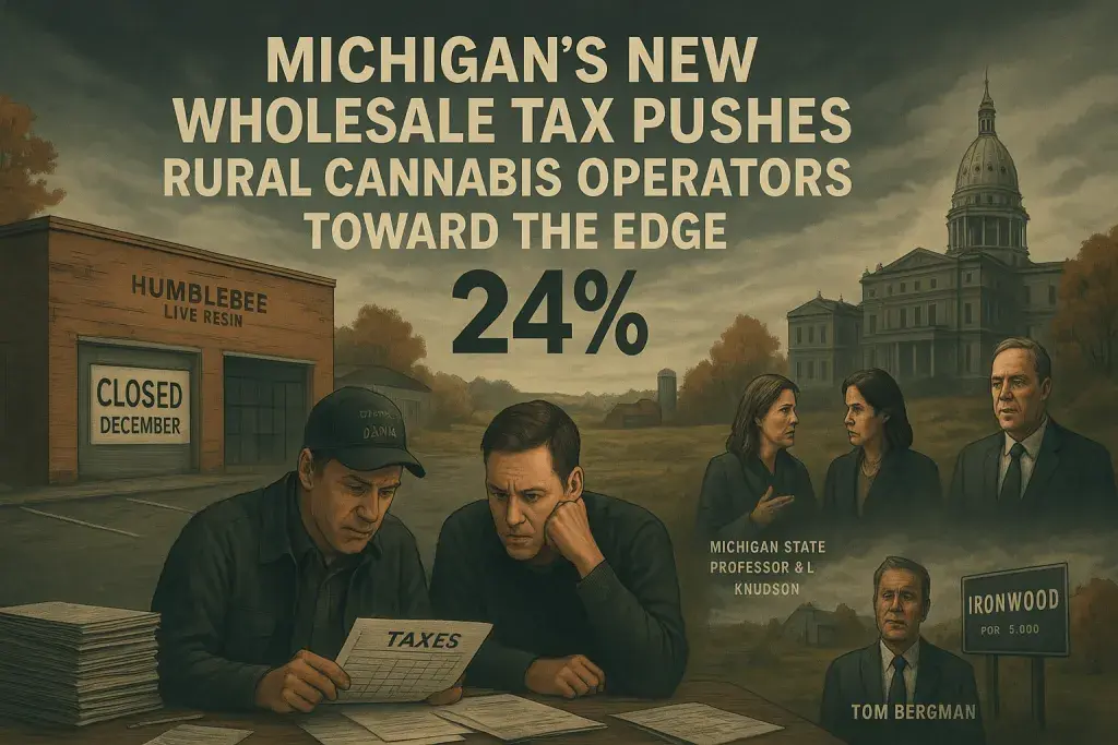 Michigan's New Wholesale Tax Pushes Rural Cannabis Operators Toward the Edge