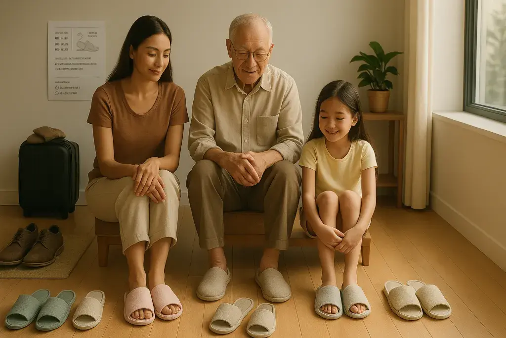 Indoor Footwear Choices Raise Hygiene and Comfort Questions for Home Retailers
