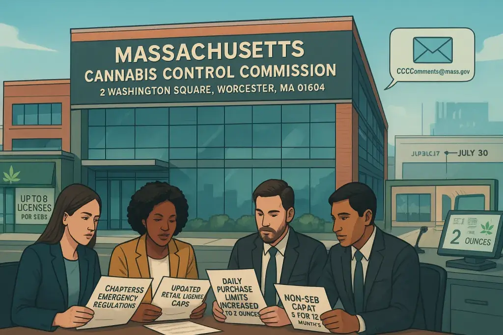 Massachusetts Raises License Caps and Purchase Limits, Opens Public Comment Period