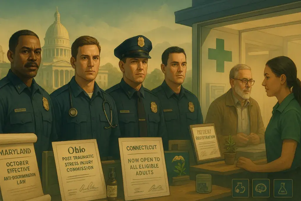 States Expand PTSD Treatment Options for First Responders, Opening New Ground for Medical Cannabis Access