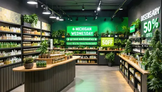 Michigan Dispensaries Slash Prices Up to 50% for Green Wednesday, Black Friday