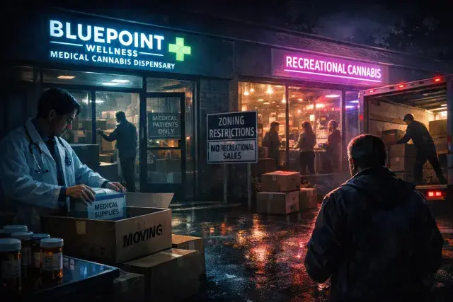 Bluepoint Wellness Relocates Connecticut's Last Medical-Only Dispensary Amid Hybrid Shift